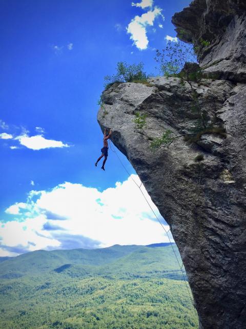 Andrea D'Addazio su Le Bateau Ivre 8b+
