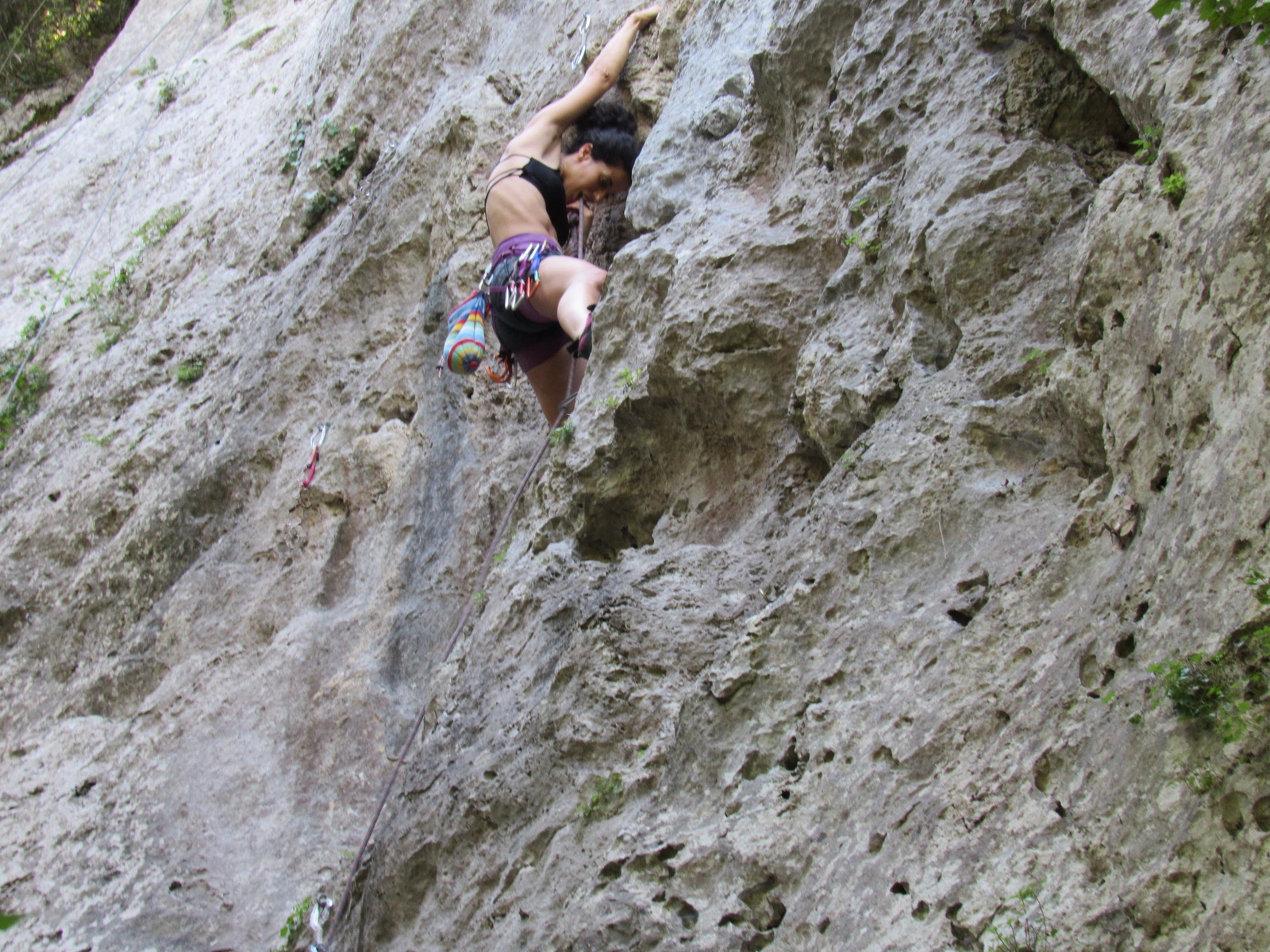 Viviana Smirnoff su Il Regno del Ragno (5c+)