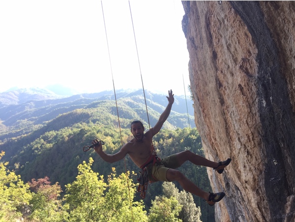 Emanuele in discesa da Christ Church