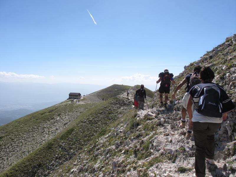 Il Duca degli Abruzzi dalla Sella di Monte Aquila