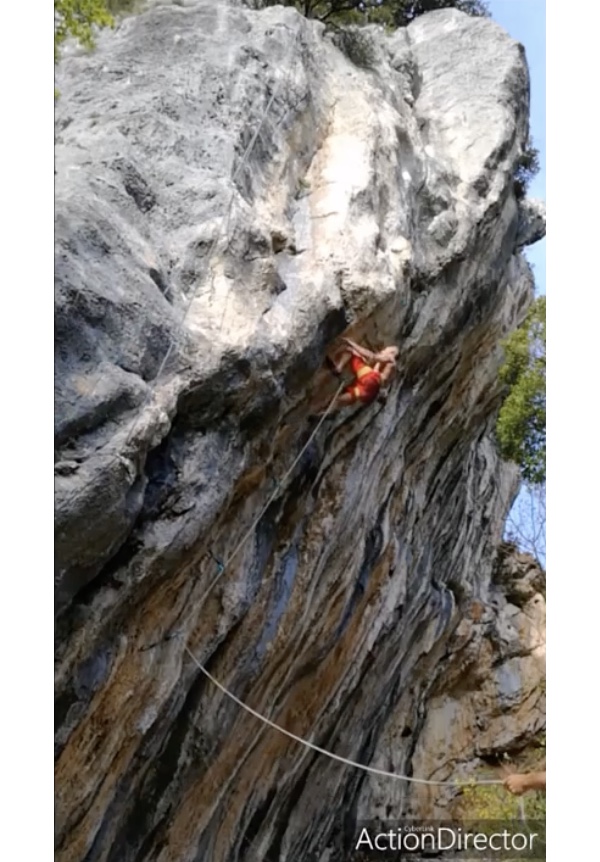 Neil Agostinelli su Hot Spot a Valgiubola