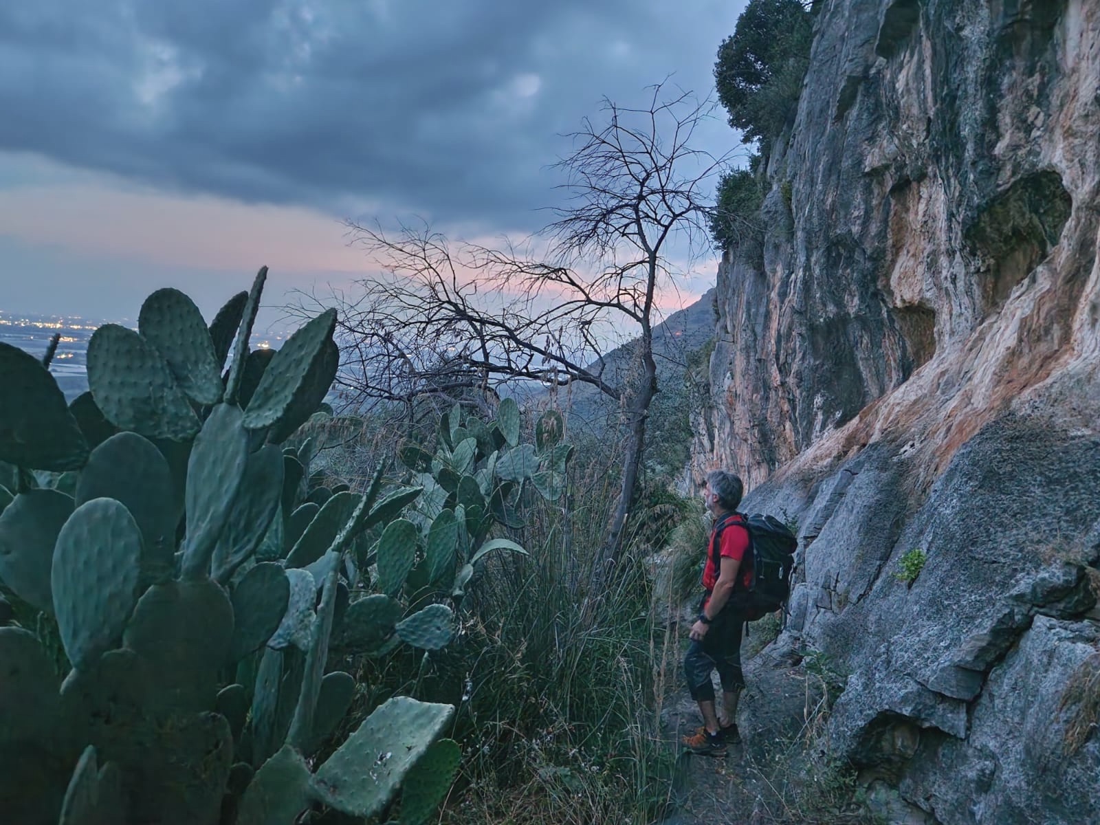 Norma: panorama al tramonto