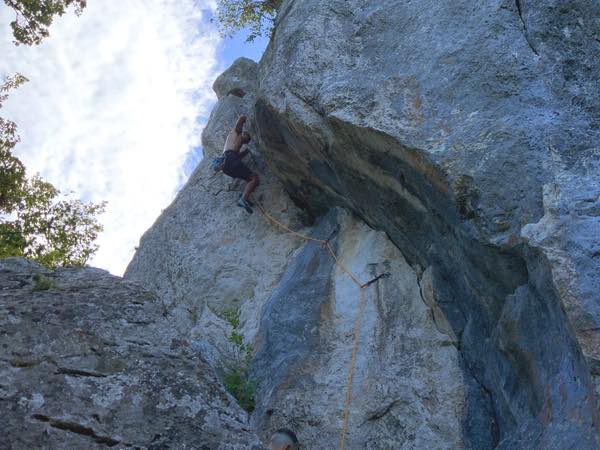 Americo Innocenzi su Il Gobbo (6a+)