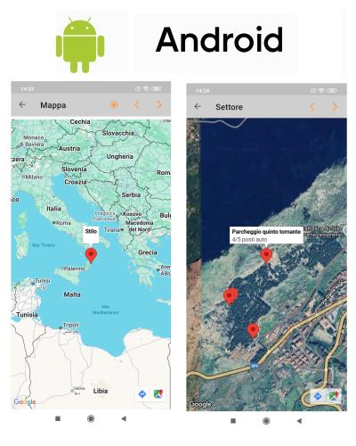 Le funzionalità di navigazione erano già presenti sulla app per Android