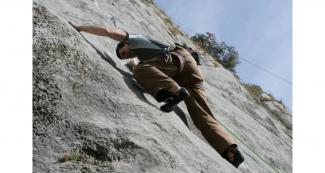 Gianni De Marchi su Bradipante (6c+)