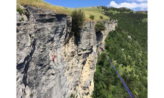 Romano Costantini su Encantado (7b+)
