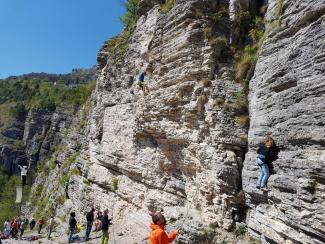 Erto, un giorno di sole al settore No Big