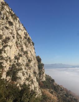 Falesia della Rocca, la vista