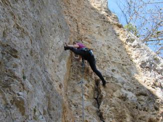 Giulia su Fuma Fu (5b)