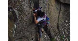 Viviana Smirnoff su la Passera scopaiola (6a)