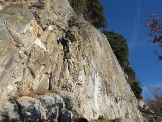Luca Spingardi su Rick e Tack (6a)