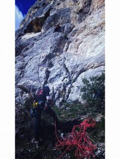 Silvia Santini sul primo tiro della Romagnoli Santoni