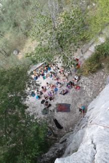 Una scolaresca a Pale