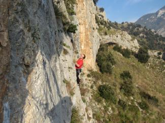 Alessandro Pasqui nelle Gole del Melfa
