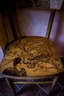 "Primavera" - Incisione a fuoco su legno