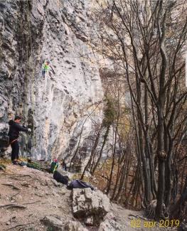 Guida della falesia di Casso in lavorazione.