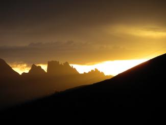 Tramonto dal Sasso Lungo