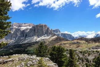 Le Torri del Sella e il Pordoi