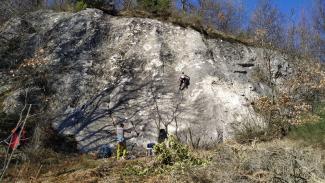 Le pareti della placca del Tecchiaiolo