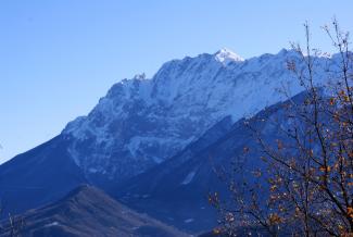 La Nord del Camicia dalla Placca del Tecchiaiolo