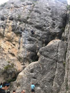 Paganica: Maurizio su Che diavolo (6b+)