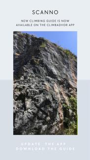 Scanno: disponibile su ClimbAdvisor la guida di arrampicata della falesia